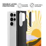 Colorblock Sunset Samsung Galaxy Case - Creamcy Cases