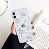 Colorful Stars & Planets iPhone Case - Creamcy Cases