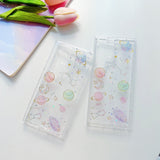 Colorful Stars & Planets Clear Case - Creamcy Cases