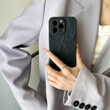 Cool Black Wrinkled iPhone Case - Creamcy Cases