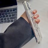Cool Wrinkled Silver iPhone Case - Creamcy Cases