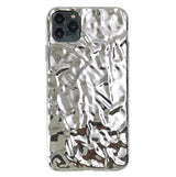 Cool Wrinkled Silver iPhone Case - Creamcy Cases