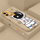 Cute Astronaut Cartoon iPhone Case - Creamcy Cases