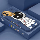 Cute Astronaut Cartoon iPhone Case - Creamcy Cases