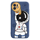 Cute Astronaut Cartoon iPhone Case - Creamcy Cases