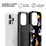 Cute Astronaut Pattern iPhone Case - Creamcy Cases