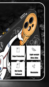 Deluxe Cartoon Astronaut iPhone Case - Creamcy Cases
