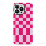 Divine Pink Checkered iPhone Case - CREAMCY