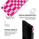 Divine Pink Checkered Samsung Galaxy Case - CREAMCY