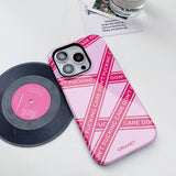 Don't F Care Irregular Stripe iPhone Case - CREAMCY