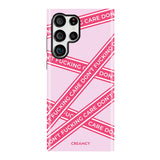 Don't F Care Irregular Stripe Samsung Galaxy Case - Creamcy Cases