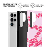 Don't F Care Irregular Stripe Samsung Galaxy Case - Creamcy Cases