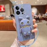 Luxury Electroplated 3D Bunny iPhone Case (XS Max, X/XS, XR, 7/8 Plus, 7/8/SE) - Creamcy Cases