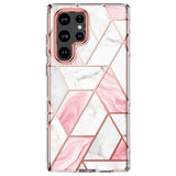 Pink Geometric Marble Samsung Galaxy Case - Creamcy Cases