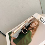 Elegant Electroplating iPhone Case w/ Ring Holder (13/12 Mini, 7/8 Plus, 7/8/SE) - Creamcy Cases