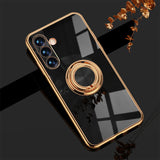 Elegant Electroplating Samsung Galaxy Case w/ Ring Holder (Galaxy S10, S20/S21 FE, A Series) - Creamcy Cases