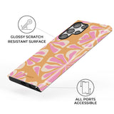 Flower Petals Bloom Samsung Galaxy Case - CREAMCY