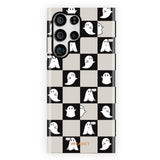 Ghost Checkered Samsung Galaxy Case - CREAMCY