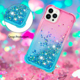Gradient Color Moving Glitter iPhone Case - Creamcy Cases
