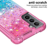 Gradient Color Moving Glitter Samsung Galaxy Case - Creamcy Cases