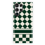 Green & Beige Check Mate Samsung Galaxy Case - CREAMCY