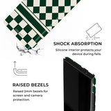 Green & Beige Check Mate Samsung Galaxy Case - CREAMCY