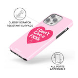 I Don't Give a F iPhone Case - CREAMCY