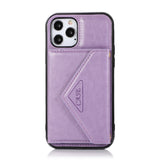 Leather Purse iPhone Case With Crossbody Strap - Creamcy Cases