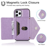 Leather Purse iPhone Case With Crossbody Strap - Creamcy Cases