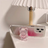 Lovely 3D Teddy Bear iPhone Case - Creamcy Cases