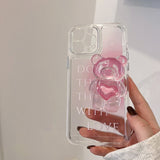Lovely 3D Teddy Bear iPhone Case - Creamcy Cases