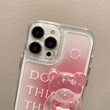 Lovely 3D Teddy Bear iPhone Case - Creamcy Cases