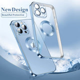 Luxury Electroplated Transparent iPhone Case - Creamcy Cases