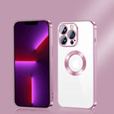 Luxury Electroplated Transparent iPhone Case - Creamcy Cases