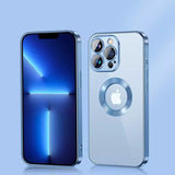 Luxury Electroplated Transparent iPhone Case - Creamcy Cases