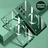 Luxury Electroplated Transparent Samsung Galaxy Case - Creamcy Cases