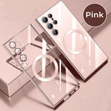 Luxury Electroplated Transparent Samsung Galaxy Case - Creamcy Cases