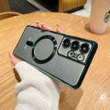 Luxury Electroplated Transparent Samsung Galaxy Case - Creamcy Cases