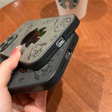 Luxury Leather Laser Cosmic Astronaut iPhone Case - Creamcy Cases