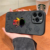 Luxury Leather Laser Cosmic Astronaut iPhone Case - Creamcy Cases