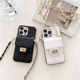 Luxury Purse iPhone Case With Crossbody Strap - Creamcy Cases
