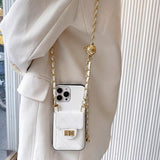 Luxury Purse iPhone Case With Crossbody Strap - Creamcy Cases