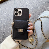 Luxury Purse iPhone Case With Crossbody Strap - Creamcy Cases