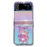 Nebula 3D Teddy Bear Samsung Z Flip Case - Creamcy Cases