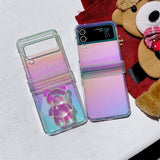 Nebula 3D Teddy Bear Samsung Z Flip Case - Creamcy Cases