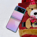 Nebula 3D Teddy Bear Samsung Z Flip Case - Creamcy Cases