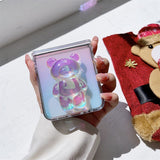Nebula 3D Teddy Bear Samsung Z Flip Case - Creamcy Cases