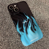 Neon Flames iPhone Case - Creamcy Cases