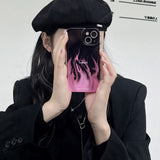 Neon Flames iPhone Case - Creamcy Cases