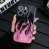 Neon Flames iPhone Case - Creamcy Cases